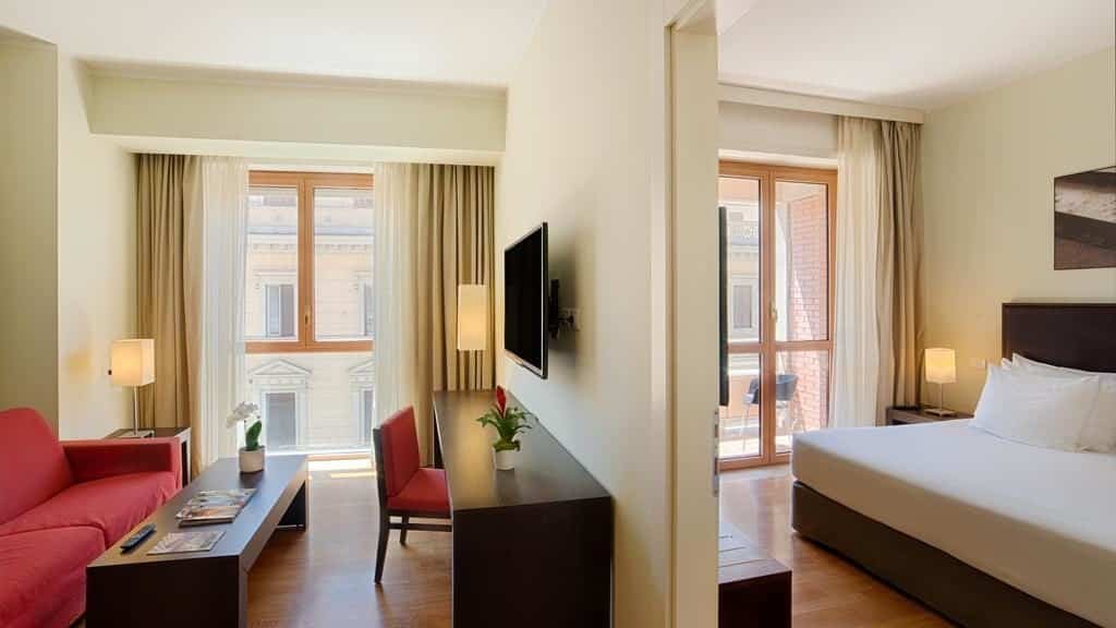 Quarto do Hotel NH Collection Roma Giustiniano
