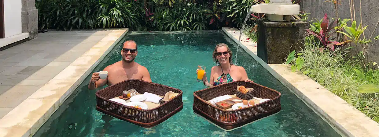 Piscina privativa do Desa Visesa Ubud