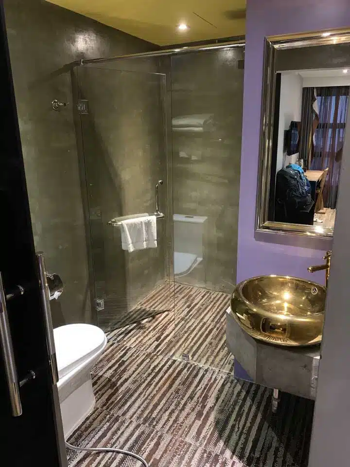 Banheiro do Aspira D'Andora Bangkok