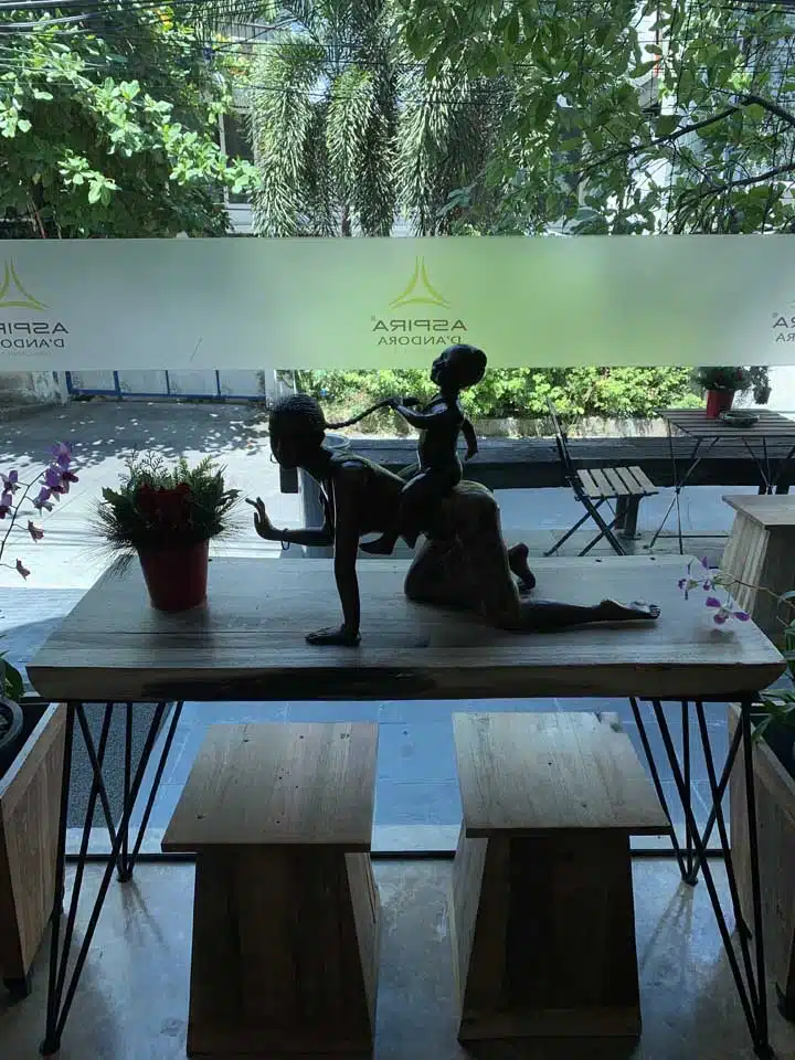 Linda decoração do Aspira D'Andora Bangkok