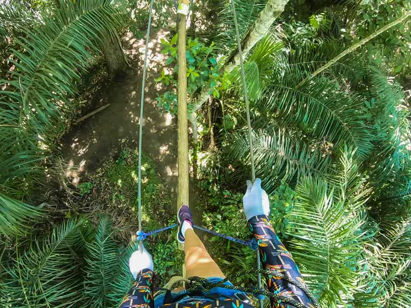 Arvorismo um dos passeios do nosso roteiro de viagem
